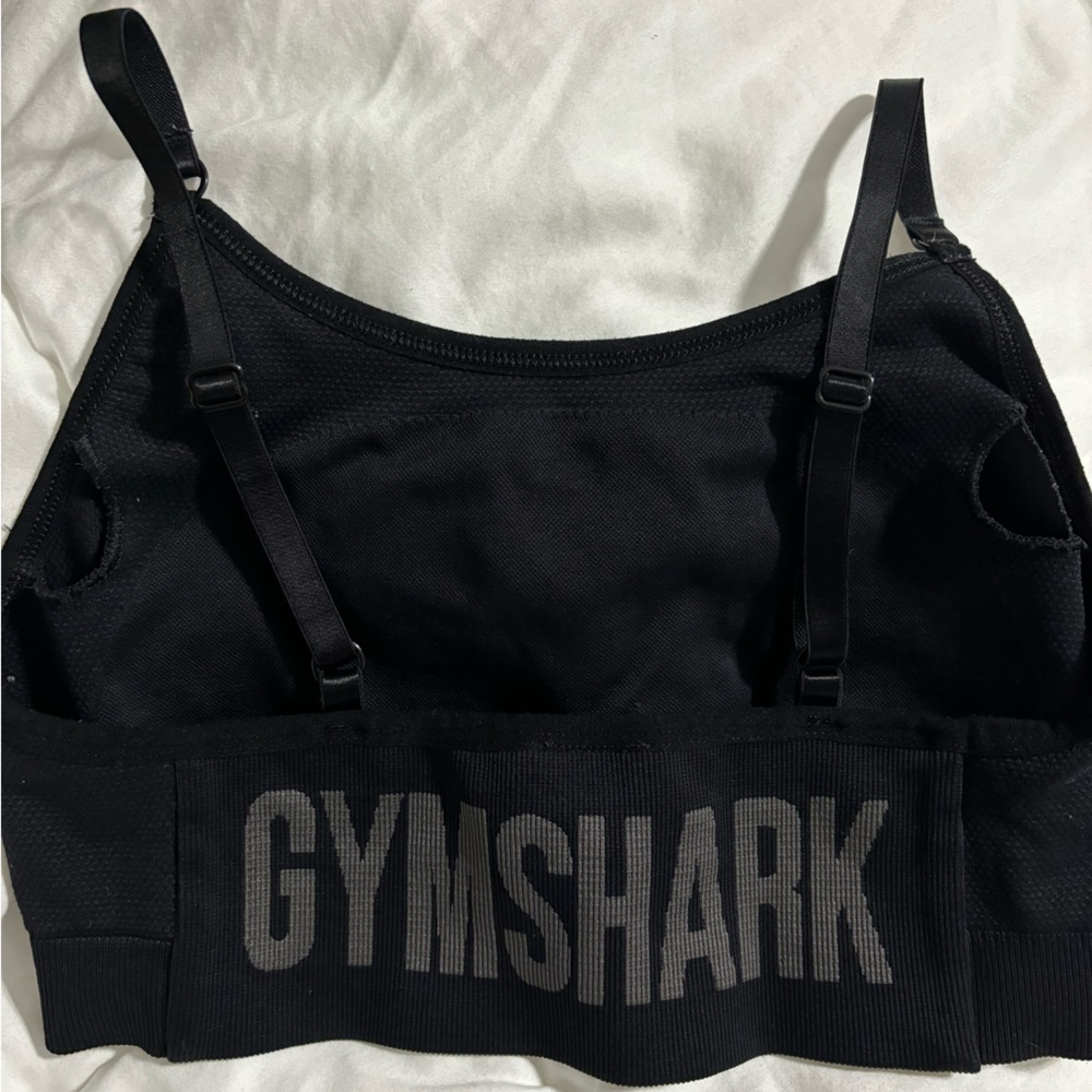 ghmshark high neck sports bra